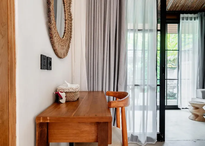Villa Hijau By Evdekimi - Charming 2br Escape With Pool, Outdoor Lounge, Lush Garden